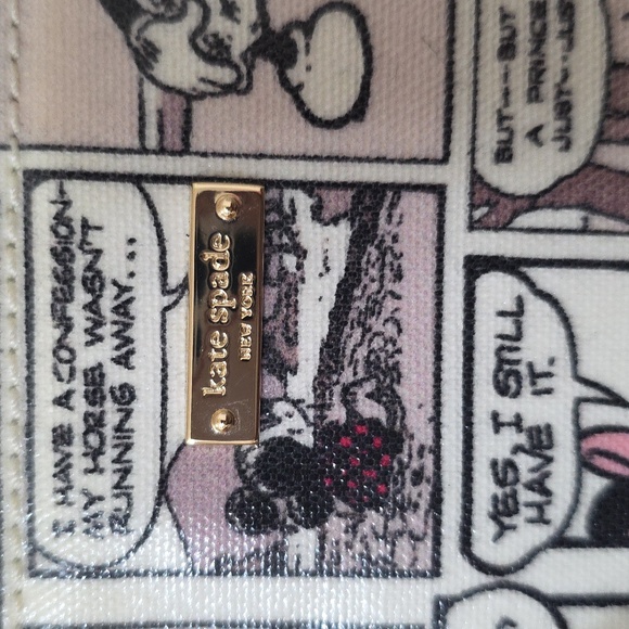 NWOT: (STORYBOOK)KATE SPADE NY x DISNEY MINNIE MOUSE COMIC MEDIUM BELLA WRISTLET - Picture 6 of 10